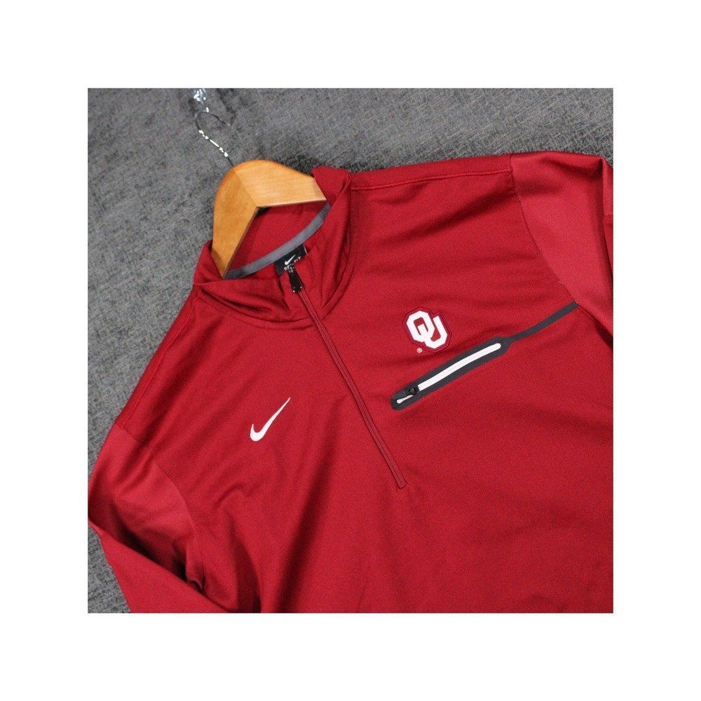 Nike Oklahoma Sooners Men's 1/4 Zip Pullover Men's Jacket